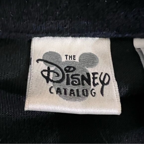 VINTAGE Disney The Disney  Catalog XXL Black Velour Button Up Shirt - Picture 11 of 11
